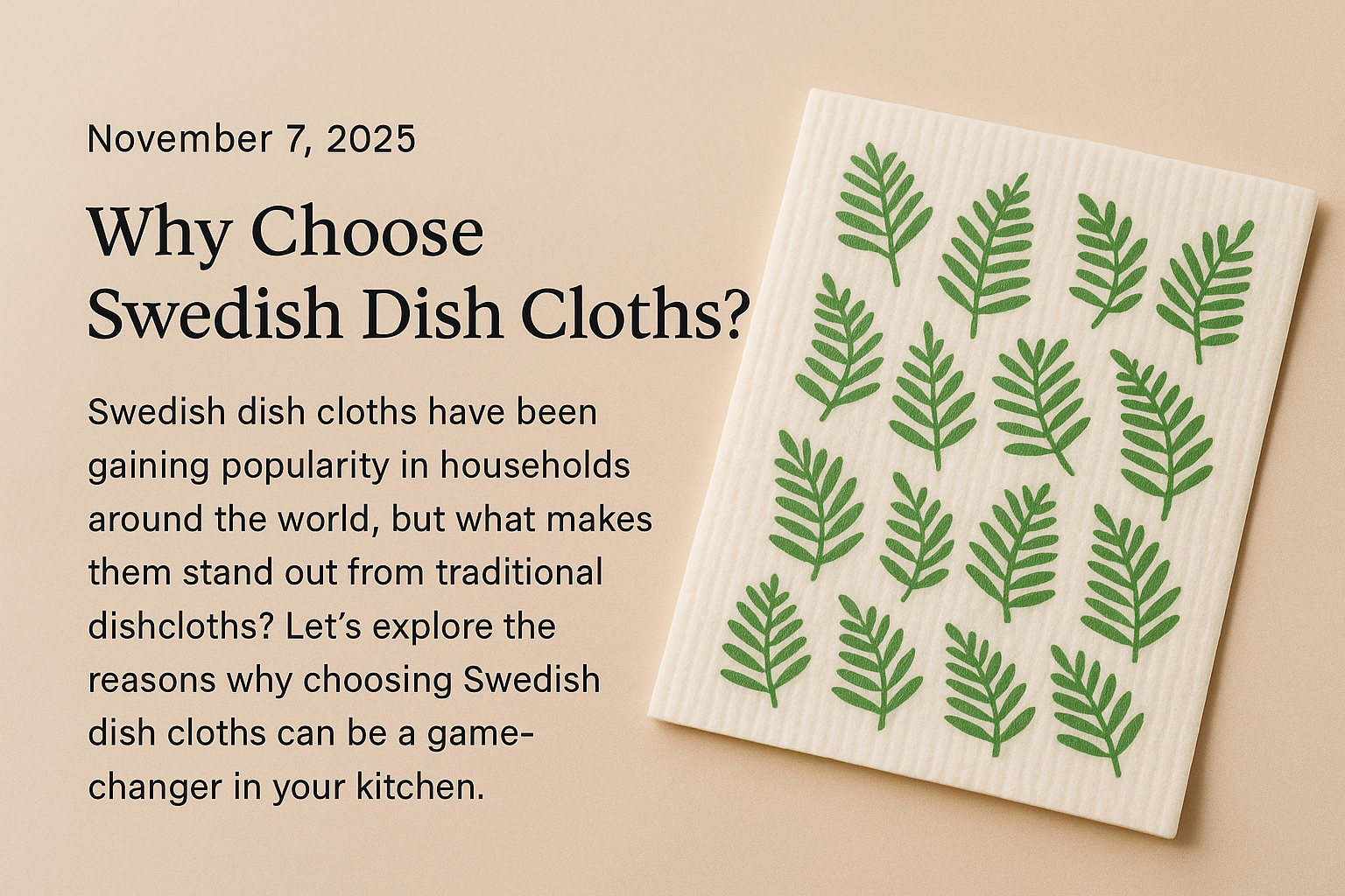 Why Choose Swedish Dish Cloths?