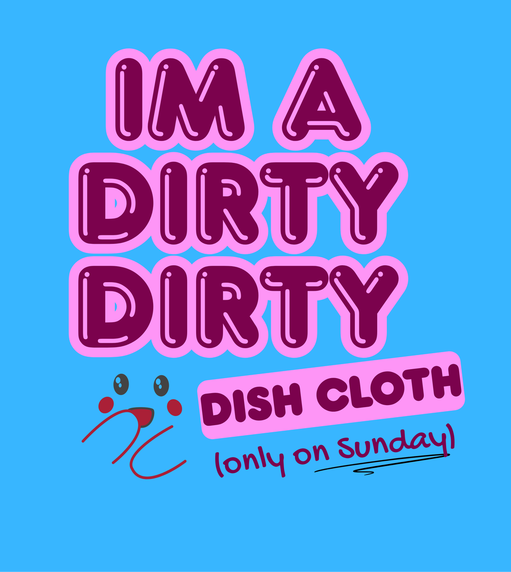 Cheeky Design Swedish Dish Cloth. Daily edition 7pk